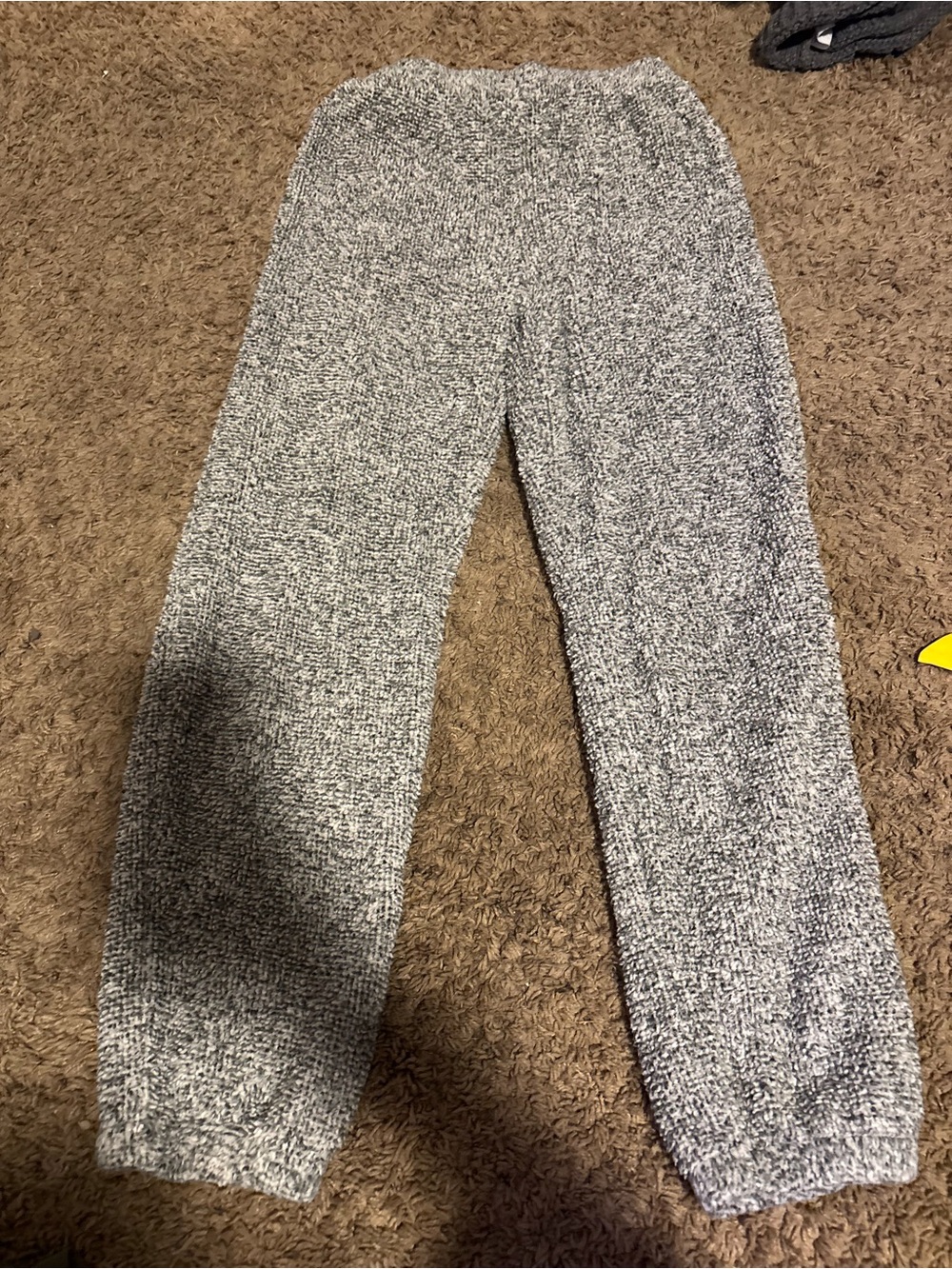 Cozy Women's Knit Jogger Pants - Gray